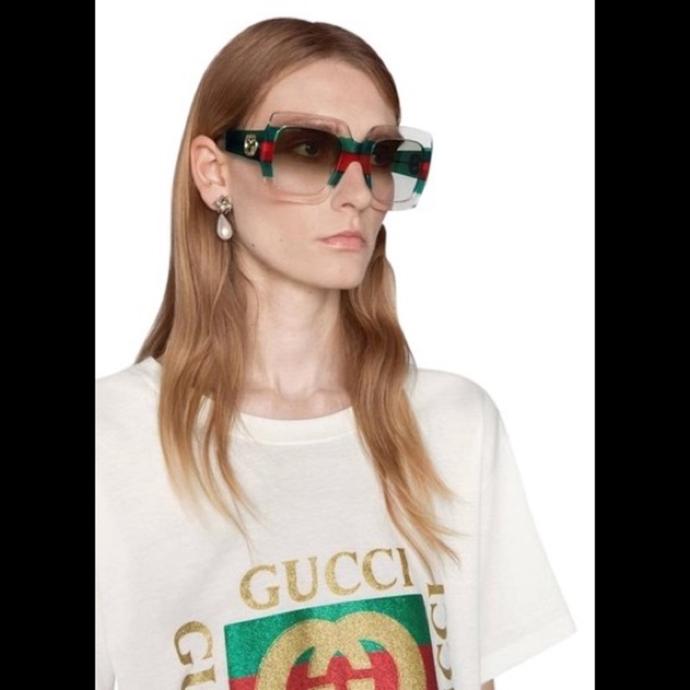 GUCCI GG0178S CLEAR SUNNIES ☀️